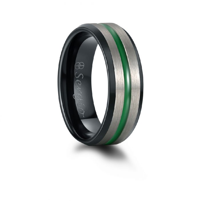 ⁦خاتم سيرجو رجالي⁩ - الصورة ⁦1⁩