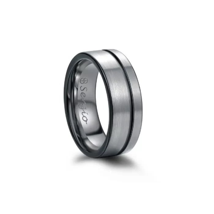 ⁦خاتم سيرجو رجالي⁩ - الصورة ⁦1⁩