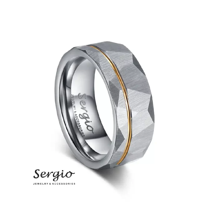 ⁦خاتم سيرجو رجالي⁩ - الصورة ⁦1⁩