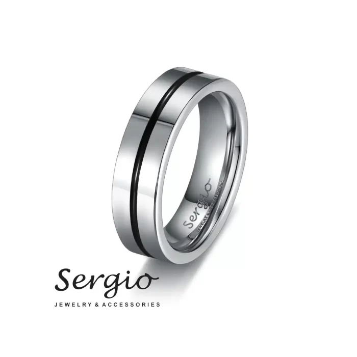 ⁦خاتم سيرجو رجالي⁩ - الصورة ⁦1⁩