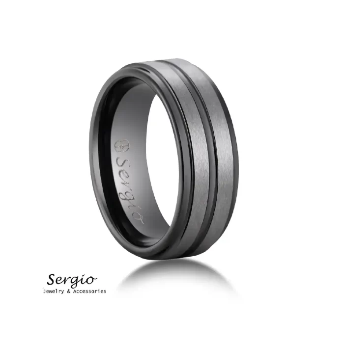 ⁦خاتم سيرجو رجالي⁩ - الصورة ⁦1⁩