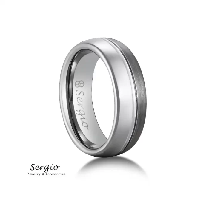 ⁦خاتم سيرجو رجالي⁩ - الصورة ⁦1⁩