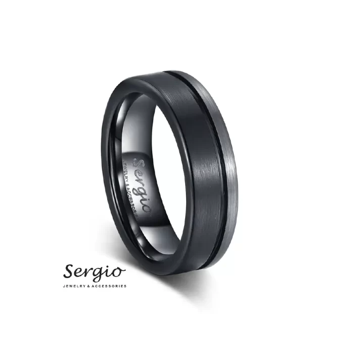 ⁦خاتم سيرجو رجالي⁩ - الصورة ⁦1⁩
