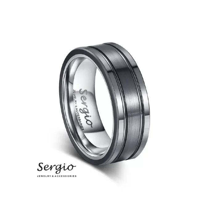 ⁦خاتم سيرجو رجالي⁩ - الصورة ⁦1⁩