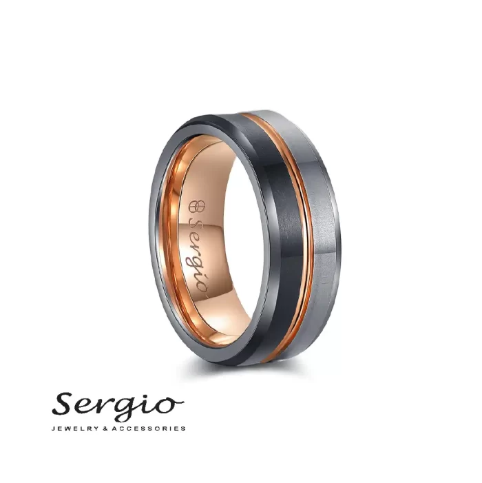 pav345-26 خاتم سيرجو رجالي - الصورة 1