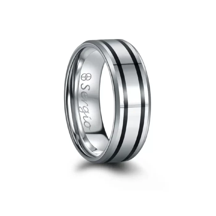 ⁦خاتم سيرجو رجالي⁩ - الصورة ⁦1⁩