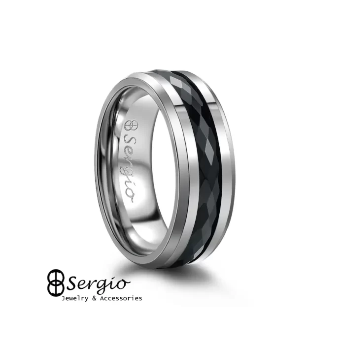 ⁦خاتم سيرجو رجالي⁩ - الصورة ⁦1⁩