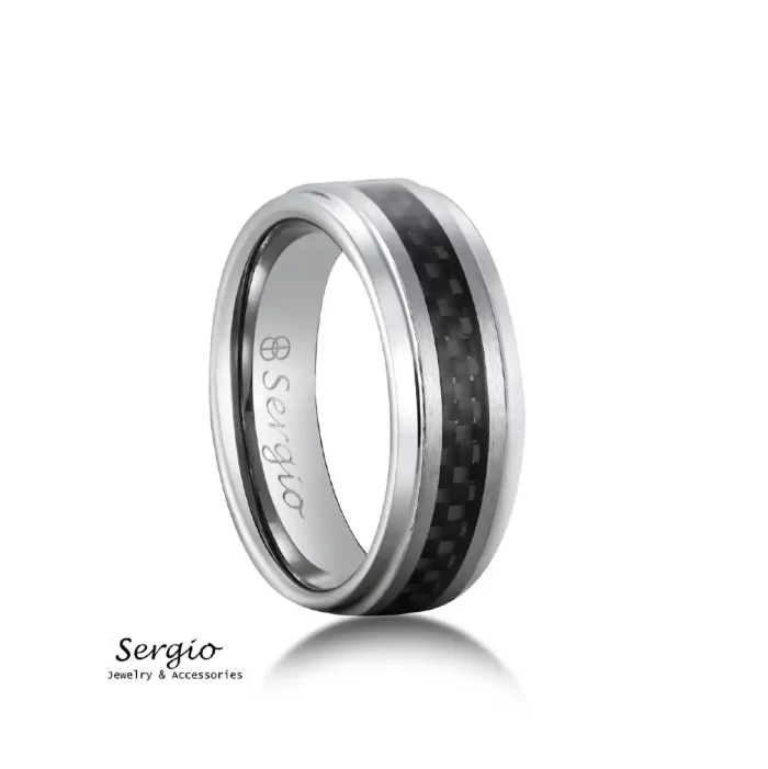 ⁦خاتم سيرجو رجالي⁩ - الصورة ⁦1⁩