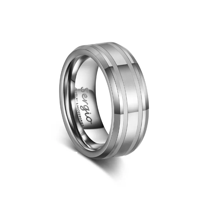 ⁦خاتم سيرجو رجالي⁩ - الصورة ⁦1⁩